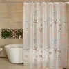 Bathroom Shower Curtain Waterproof and Mildew Resistant PEVA Shower Curtain Bathroom Curtain