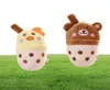 MIMI 12cm Boba Pshies Bule Tea Psh Toys Copo de Cartoon Copo recheado de alimentos de leite macio presentes para crianças meninas 9050226