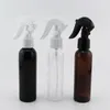 Opslagflessen 120 ml x 40 lege zwarte plastic spray trigger 120cc diy make -up haar sproeiercontainer fles met pomp 4oz