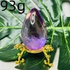 Figurine decorative Uruguay Top Ametrine Drago Eovo Arcobaleno Ametista Ametista Decorato ALTARE ALTER FORNITÀ GEM GEM GEM