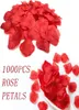 1000pcslot Silk Rose Flower Petals Rose Petals Decoration for Romantic Night Wedding Event Party DecorationDecoration Weddin2212831