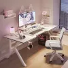 Modern masaüstü bilgisayar masaları ev ofis masası mobilya cesur k bacaklar beyaz oyun masası basit yatak odası ev öğrenci çalışma masası