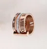 Högkvalitativ designer för Woman Ring Zirconia Engagement Titanium Steel Love Wedding Rings Silver Rose Gold Fashion Jewelr7207938