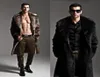 Whole Men Fur Coat Winter Faux Fur Wear On Both Sides Coat Men Punk Parka Jackets Full Length Leather Overcoats Long Fur Coat2919661