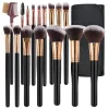 Brosse de maquillage de l'ombre 16pcs Set Soft Fluffy for Cosmetics Foundation Blush Powder Power Kabuki Mélange de mélange Brosse de beauté Tool