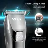 Trimmers Professionelles Haar Clipper Keramikklinge wasserdichte elektrische kordlose elektrische Haarschneider -LED -Haarschnittmaschine für Männer