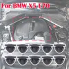 10xカーエンジンカバートリムラバーマウントグロメットブッシュバンプストップアクセサリーBMW X5 E70 2010-2013 F15 F85 2014-2018 G05 F95