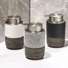 Accesorios de baño de jabón líquido Accesorios de baño Nordic Shampoo Máquina de espuma de espuma Bottle Bottación de espuma doméstica SUMINISTROS DE CERÁMICA EL