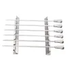 Tools Skewers Rack Set Flat Long Shish Kebab 14" Metal Kabob For Grilling Barbecue BBQ Seafood