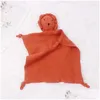 Coperte fasciatura garza di cotone cotone compunente coperta manica morbida graziosa leone giocattoli per la consegna caduta di leone per bambini nursery bedd bedd otg5d
