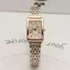 Wristwatches Watches For Women Rectangular Roman Scale Ladies Steel Strap Watch Fashion Trend Thin Quartz Relogio Feminino