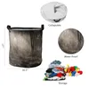 Laundry Bags Light Dark Horror Foggy Forest Dirty Basket Foldable Waterproof Home Organizer Clothing Kids Toy Storage