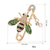 Épingles broches TRENDY Small Bee for Women Elegant Crystal Colorf Animal Brooch épingles Lady Fashion Party Bijoux ACCESSOIRES DROP DEVRIVE DHCYC