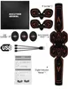 Laddningsbar trådlös bukmuskel ABS EMS klistermärke Smart Fitness Massage Stimulator Body Slimming Belt253Y1714255