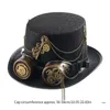 Berets Unisex Top Hat Industrial Age Handmade Goggles Cosplay For Costume