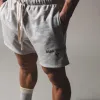 Calça novo homem shorts algodão masculino calça curta solta fitness fisichanding rankgers marca mass calça de moletom durável