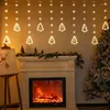Décoration de fête des lumières de Noël en intérieur étoiles étoiles pour la chambre de terrasse de fées à LED