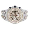 Luxury mirando completamente reloj helado para hombres mujer top artesanía única y caro diamante de mosang 1 1 5a relojes para hip hop industrial lujo 7123