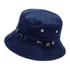 Chapeaux de seau réglables solides hommes Femmes Sumable pliable Soleil Fisherman Hat avec corde Salle solaire Panama Caps de pêche 240403
