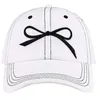 Ball Caps Travel Gathering brodery Bowknot Hat Outdoor Sports Baseball Femme Man Alivable Head Size Cycling