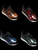2022 Handmade Sneaker leather shoes Hand stitch Scritto Top Quality Mens Casual Fast Track Slip On8735254