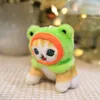 Cute 4-inch Radish Shark Cat 10CM Doll Machine Grab Machine Doll Plush Toy Gift Christmas Keychain