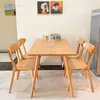 Nordic luksusowy prostokątny stół jadalny mały mieszkanie stoliki jadalne i krzesła ustawione japońskie stoliki jadalni z litego drewna z