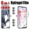 Pour Samsung Galaxy M34 5G Film d'hydrogel de protection d'écran pour Samsung M54 M14 M04 5G Camerie Lens Soft Temperred Verre M53 M23 M13