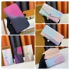 Sac d'embrayage de créateurs Femmes Canvas Rendre le gradient Couleur Lady Portefeuilles Midnight Fuchsia M81270 Zippy Coin Purse M81349 SOING POURNAL PASTEL SACS MAIN avec boîte avec boîte