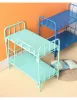 Articles miniatures de poupée Bunk Bed Bedroom Mini Double-Decker 1:12 Bjd Doll House Meubles Accessoires décorations filles Toys