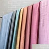 Blankets Swaddling 120X120Cm Bamboo Baby Ddle Solid Plain Color Born Cotton Gauze Blanket Muslin Bath Towel Drop Delivery Kids Materni Otiwm