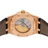 디자이너 Audemar Pigue Watch Royal Oak Aps Factory Automatisch 41mm Gold Herren uhr 15400or.OO.D002CR.01MNPU