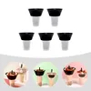 5 Sets Drink Cup Versatile Convenient Milk Tea Hot Pot Shape Snacks Holder Plastic Holding Trays Sour Powder Soda Water