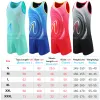 Shorts Kvinnor som kör Vest Shorts Suits Quick Dry Team Sports Uniform Tight Marathon Jogger Training Custom Track and Field Suit