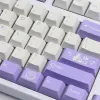 Tillbehör GMKEKEY TUZI Tema PBT -färgämne Subbed KeyCap för MX Switch FL980 Mekaniskt tangentbord GMK KeyCap Cherry Profile Japanese Key Caps