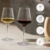 Casas de vino Michley Modern de vinos tintos Juego de 6 (15 oz) Tritan Tritan Plastic Obletshatterproof White Wine Wine Cups para L49 al aire libre