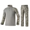 Zestawy/garnitury wojskowe taktyczne mundury szybkie oddychające ubrania kamuflaż Bombowca Koszulka ładunkowa garnitur spodnie Assualt Ubranie
