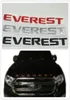 For Everest Car Front Head Emblem Logo Sticker Bage Letters Nameplate Decals2740778