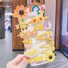 Koreanische Version Kinderhaarclip Cartoon Hair Accessoire Set süße Haare Clip handgefertigt Dopamine Girl Kopfbedeckung