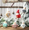 Noel dekorasyonu yeni peluş top bebek kolye kayak kardan adam küçük asılı Noel ağacı kolye kolye tüm Avrupa ve ame9939738