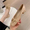Small leather shoes 2023 summer new shallow cut thick heeled patent leather single shoes womens high heels trendy genuine leather Mary Jane