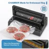 MACHINES SEAL MAGIC MS300 Comercial Air -Ofoled Food Preservation Vacuum Sealer, Máquina de embalagem de cozinha doméstica automática para Mylar Bags