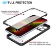 360 Full Body Screen Protector Transparant Case voor iPhone 14 13 12 11 Pro Max Shockproof Phone Cover voor iPhone 14 Plus