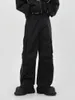 Calça masculina linha escura Casual Capuz Hardshell Suit Street MOPED HOMEM
