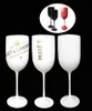 Moet Chandon Ice Imperial White Acrylic Goblet Glass Glass Classic Wine Glass for Home Bar Party Cup ChristmasギフトシャンパングラスLJ3966647