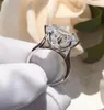 Hollow Flower Cut 6CT Lab Diamond Ring 925 Sterling Silver Bijou Engagement Wedding Band Rings for Women Bridal Party Jewelry4487060