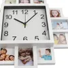 Neues Luxus großer Wanduhr Fotorahmen Modernes Design 3D Uhren Wohnzimmer Wohnzimmer Dekor Bild Display Valentinstag Geschenk