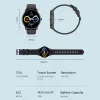 Bracelets KW77 1,28 pouce écran rond Nouveau smartwatch long smartwatch montres intelligentes IP68 IP68 Mentes imperméables Femmes Séquence cardiaque Monitor pour Xiaomi