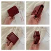 Pu Leather Small Purse Women Makeup Making Handbag Organizer Mini Sac de cosmétique à lèvres avec Mirror Lady Embraying Sacs 240329