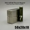 1/3/5/10pcs 50x20x10mm Neodimio Materiale 50*20*10 mm NDFEB N35 magneti magneti a blocco forte materiali magnetici imani